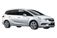 Car Hire Pudsey - Vauxhall Zafira 7-Seater - Minibus hire Pudsey